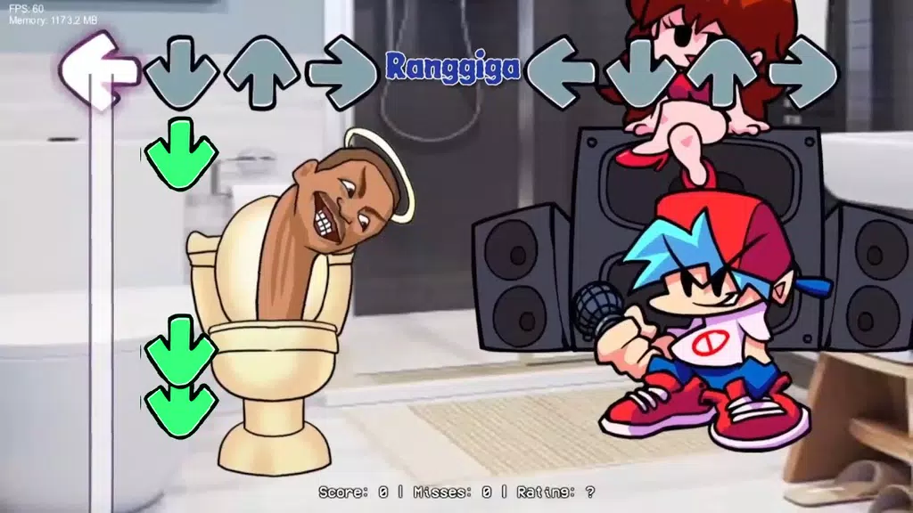 Skibin Toilet - FNF Скриншот 1