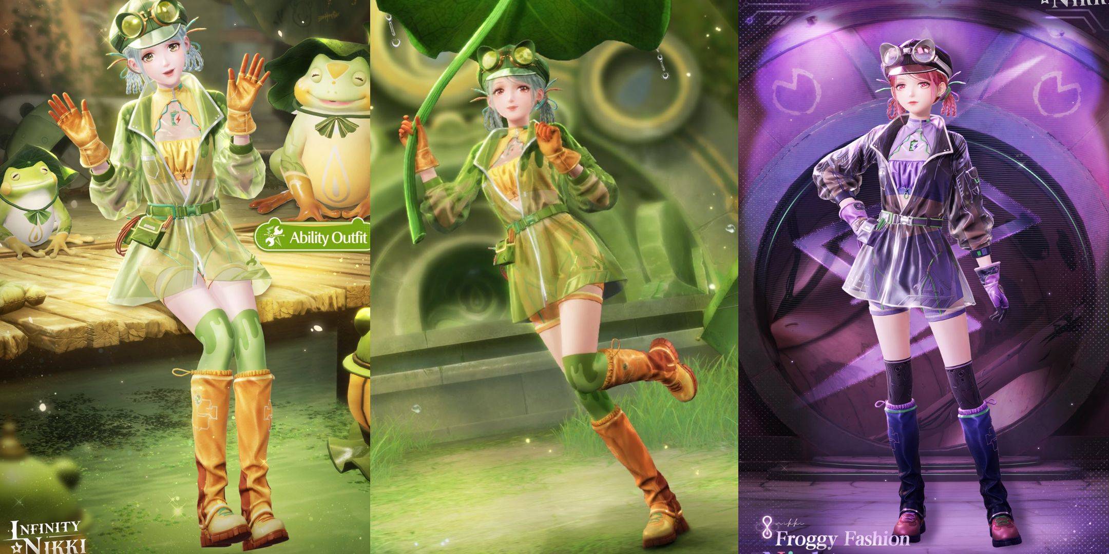 Fully Charged Outfit Evolution
