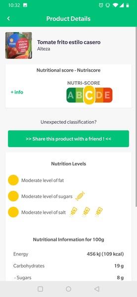Healthy Food Scanner - GoCoCo Screenshot 1