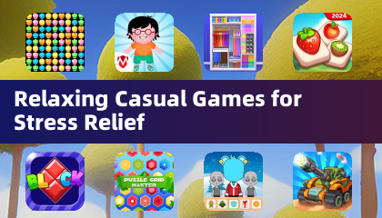 Juegos casuales relajantes para alivio del estrés
