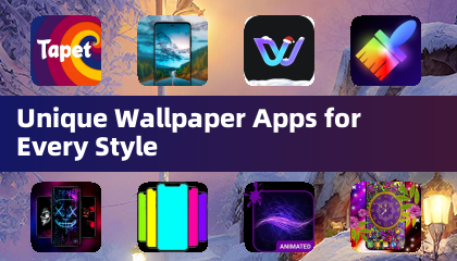Aplicaciones de fondos de pantalla únicos para cada estilo