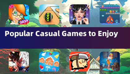 人気のカジュアルゲームを楽しもう
