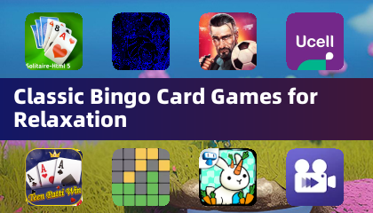 Classic Bingo Card Games for Relaxation