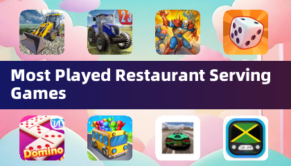 Am häufigsten gespielte Restaurant-Servier-Spiele